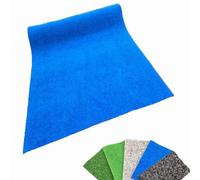 MadeInNature, Prato sintetico per esterni, PREMIUM, tappeto erboso artificiale al metro, ideale per terrazza balcone e giardino, blu 1,33 x 4 m