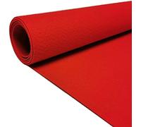 MadeInNature Tappeto di passaggio rosso/tappeto decorativo, ideale per negozi, eventi e feste, cinema, chiesa/piccole e grandi lunghezze (2 x 20 m)