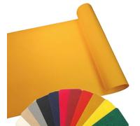 MadeInNature - Tappeto in moquette per eventi versatili: mostra, compleanno, gala - Anti-fuoco - Tappeto riutilizzabile (oro, 1 x 4 m)