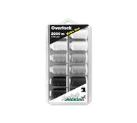 Madeira Aerolock n.180 2000 metri Overlock extra fine bianco e nero