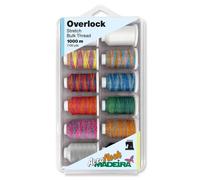 Madeira Box Aero-flock No.100 12 x 1,000m 8 Variegated & 4 Solid Colour Miniking