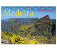 Madeira e Porto Santo (calendario da tavolo 2026 DIN A5 quer), Calendario mensile Calvendo