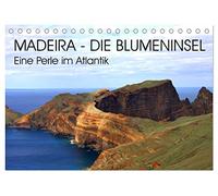 Madeira - Eine wunderschöne Perle im Atlantik (Tischkalender 2026 DIN A5 quer), CALVENDO Monatskalender: Die bezaubernde Blumeninsel Madeira verzückt ... Ein kleines Paradies mitten im Atlantik!