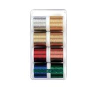 Madeira Filo Metallico Classico - Cucito a Mano e a Macchina, per Cucito e Ricamo, Contiene Argento Puro per Una Finitura Elegante - 8 x 200 m, Colori Assortiti