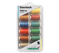Madeira Overlock Box Aerolock No.125 12 x 1.200m Filato Multicolore Variegato