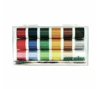 Madeira Trasparente Scatola: Rayon No.40: 18 X 200m: Bobine - Multicolore - 8040