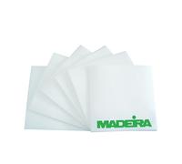 Madeira White Pre Cut Squares Tear 50g Away Ricamo Stabilizzatore Backing(MR040)