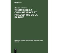 Madeleine Biard Théorie de la Connaissance Et Philosophie de (Copertina rigida)