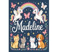 Madeline Personalized Notebook: Contains select sheets w/inspirational quotes and is perfect for journaling, note taking, or just having fun and ... sized (8.5x11) perfect for notes or big jobs.