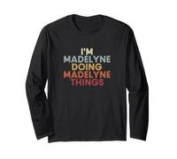 Madelyne Name Madelyne Personalized Name First Given Maglia a Manica