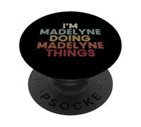 Madelyne Name Madelyne Personalized Name First Given PopSockets PopGrip Adesivo