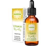 MADENA Vitamina D3 e K2 Menachinone tutto-trans MK-7 50 ml