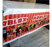 madeokoltd Tovaglia XL per feste di compleanno per bambini con cartoni animati Disney, Roblox, Spiderman, Toy Story, Frozen, Principesse Disney, Minnie e Topolino (Roblox)