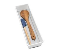 madesmart Antimicrobial Classic 30,5 x 7,5 cm, organizer per cassetti, multiuso, per la casa, certificato EPA, bianco