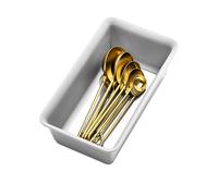 Madesmart Mini Pattumiera Soft Grey Fodera Soft Grip Piedini antiscivolo Angoli