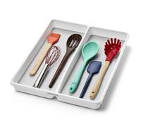 madesmart® Organizer classico per cassetto portautensili grande, colore: bianco