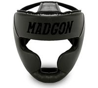 MADGON Caschetto Boxe - Incredibile Capacità di Assorbimento dei Colpi - Casco Combattimento Integrale - Perfetta Visibilità - Caschetto Kick Boxing, MMA, Boxe, Sparring - Borsa Inclusa