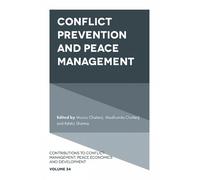 Madhumita Chatterji Conflict Prevention and Peace Management (Copertina rigida)