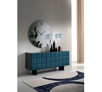 Madia 3 ante mobile rettangolare design moderno blu per soggiornoCIC-589