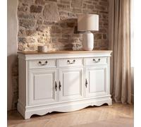 Madia a 3 ante e 3 cassetti color crema 131 cm