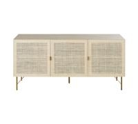 Madia a 3 ante in rattan lung. 154 cm