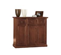 MADIA CREDENZA IN LEGNO TINTA NOCE ARTE POVERA L.100 P.39 H.85 (52F).