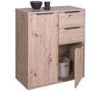 MADIA CREDENZA MOBILE 2 ANTE 2 CASSETTI BAMBEY BIANCO CEMENTO ROVERE