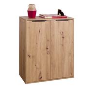 MADIA CREDENZA MOBILE 2 ANTE 2 RIPIANI BAMBEY BIANCO CEMENTO ROVERE
