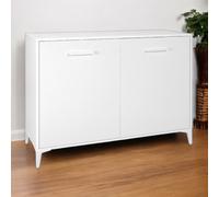 Madia in Legno 2 Ante 110x45 cm Drexa Bianco Frassino