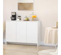 Madia Moderna 3 Ante 120x85 cm Bianco DecHome