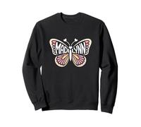 Madilynn Butterfly - Parola Artistica Personalizzata con Nome Carino Felpa