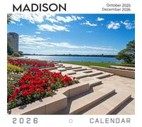 Madison 2026 Calendar: Lakeside charm and university town life through all four seasons