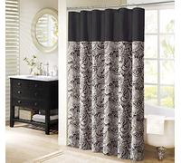 Madison Park Aubrey Tenda Doccia 72x72 Nero