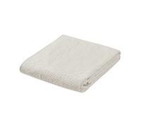 Madison Park Biancheria Imbottita in Cotone, Ultra Morbida, Accogliente per Soggiorno, Divano, Letto Luxe-Coperta Trapuntata con Cuciture damascate, Poliestere, Avorio, 60 x 70 in