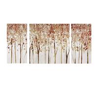 Madison Park, decorazione per il bagno, pronta da appendere, per camera da letto, legno, foresta autunnale, varie misure