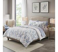 Madison Park Essentials - Copertura per tutte le stagioni, cuscino decorativo, poliestere, blu, California-King