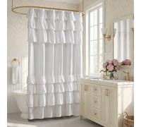 Madison Park Grace Tenda Doccia Bianco 72x72