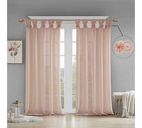 Madison Park Rosette Window Panel, Tessile, blush, 50" W x 84"L