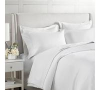 Madison Park Set di lenzuola in cotone egiziano 500 fili, morbide e traspiranti, con angoli elasticizzati profondi, per materassi fino a 45,7 cm, per tutte le stagioni, leggere, 100% cotone, per letto