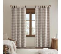Madison Park - Tenda decorativa per soggiorno, per camera da letto e appartamenti, in poliestere, in ecopelle, marrone, 150 x 200 cm