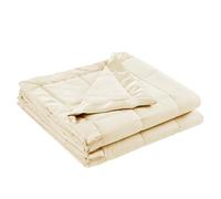 Madison Park Windom Down Alternative Blanket Premium 3M Scotchgard Trattamento Anti-umidità, Leggera e Morbida, per Tutte Le Stagioni, con Finiture in Raso, Color Crema per Letto King Size