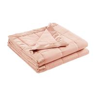 Madison Park Windom Down - Coperta alternativa 3M Scotchgard, per tutte le stagioni, leggera e morbida copertura per letto, finiture in raso, blush full/queen