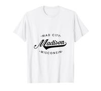 Madison Wi Mad City per Uomo e Donna. Maglietta