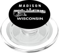Madison Wisconsin Souvenir Uomini Donne Musica Madison PopSockets PopGrip per MagSafe