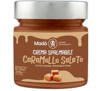 MADÒ Crema Spalmabile al Caramello Salato Artigianale - 100% MADE IN ITALY Vasetto da 200g - Creme Spalmabili per Panini ,Dolci, Colazioni, Prodotti da Pasticceria