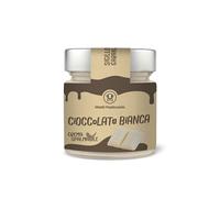 MADÒ Crema Spalmabile al Cioccolato Bianco Artigianale - 100% MADE IN ITALY Vasetto da 200g - Adatta per Dolci, Colazioni, Prodotti da Pasticceria