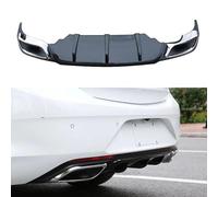 MadongJ Diffusore paraurti Posteriore Auto per Opel Insignia 2017-2019, Spoiler Labbro paraurti Posteriore Inferiore, Diffusore di Ricambio,Normal-A-Black