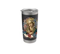 Madonna Addolorata Sette Dolori Pietà Madre Maria Cattolica Bicchiere termico in acciaio inox doppia parete