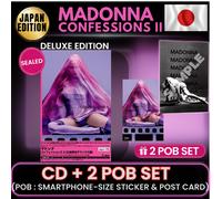Madonna Confessions II CD Deluxe Japan Limited ED "New,Sealed CD" + 2 POB SET