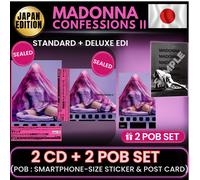 Madonna Confessions II Japan EDI STANDARD EDI + DELUXE EDI + 2 POB SET